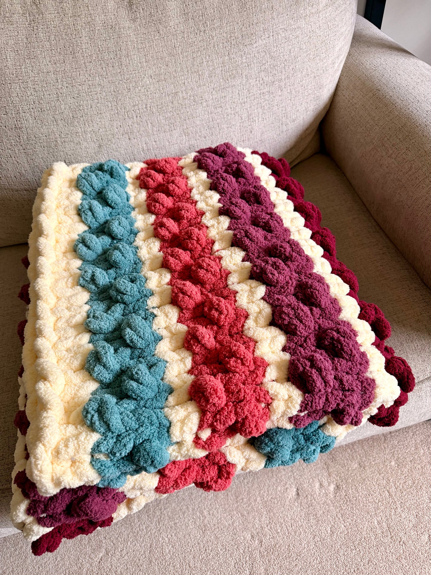 Autumn Grove Chunky Knit Throw Blanket