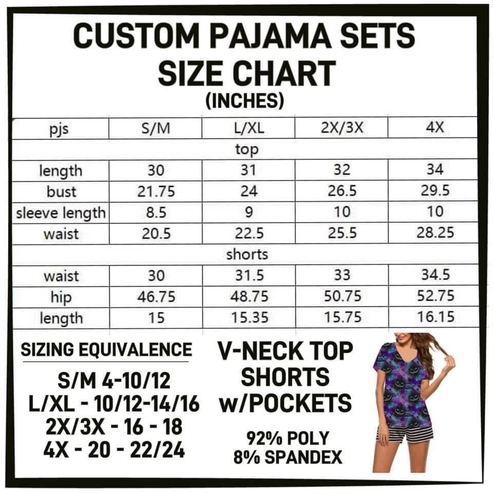 Eagles Inspired Shorts PJ Set