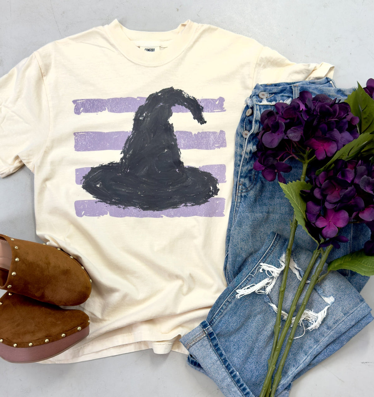 Witch Hat Halloween Graphic Tee