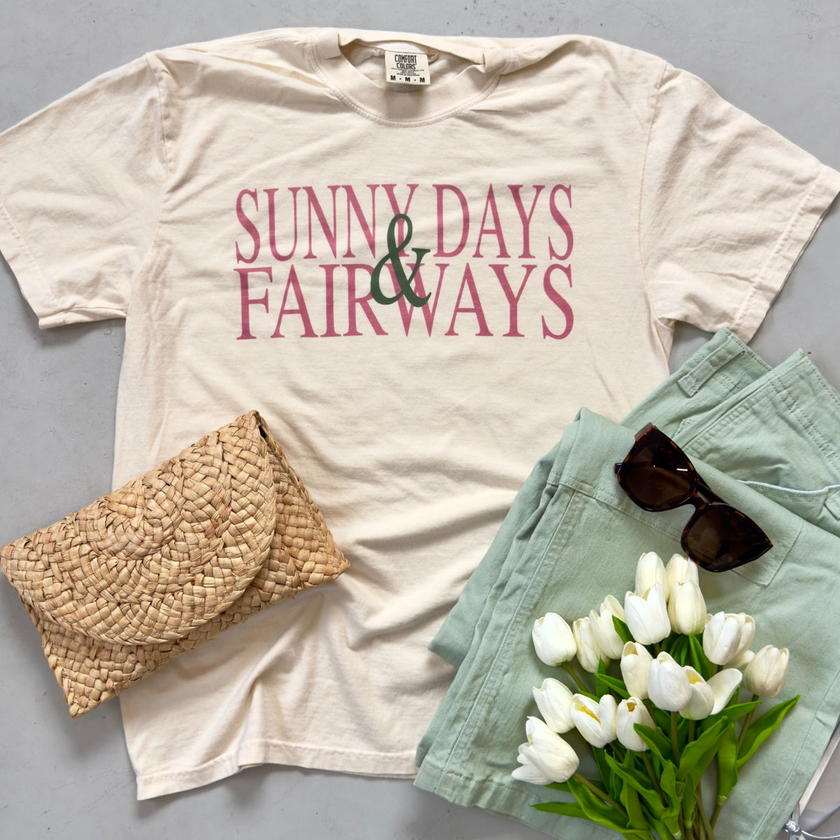Sunny Days & Fairways Golf Tee