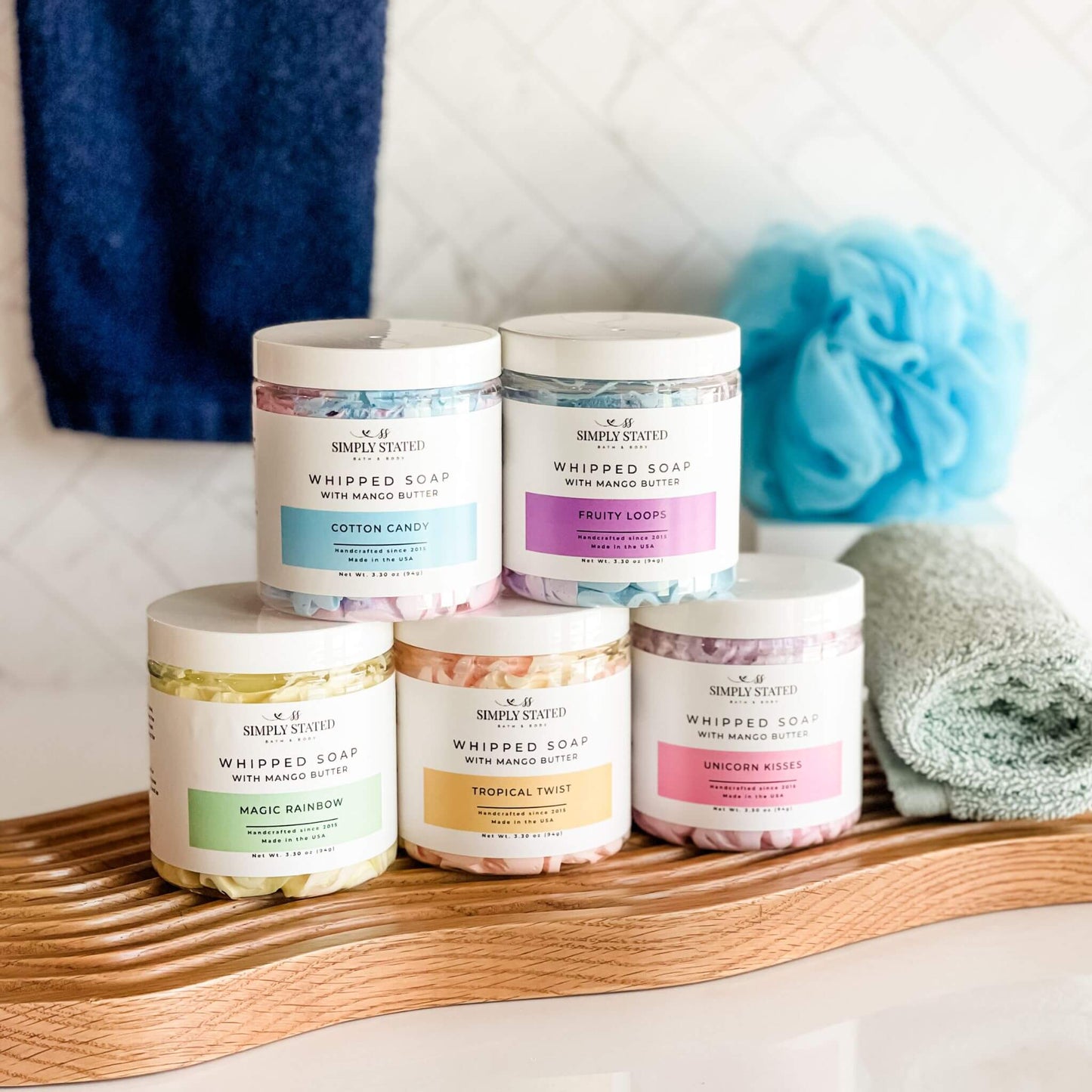 Unicorn Kisses Kids Whipped Soap