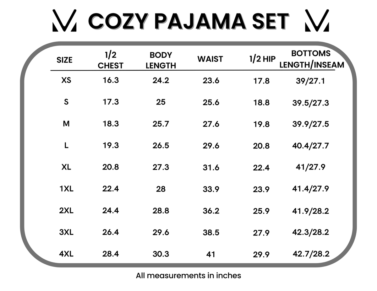 IN STOCK Cozy Pajama Set - Wildflower Meadow