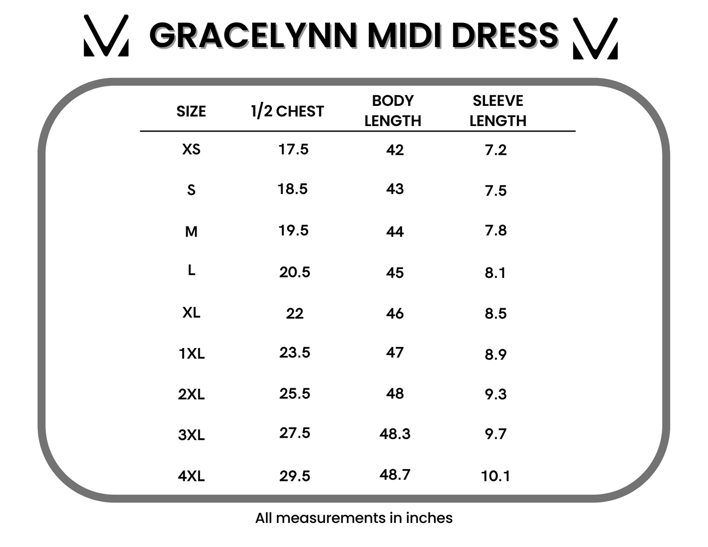 IN STOCK Gracelynn Midi Dress - Black