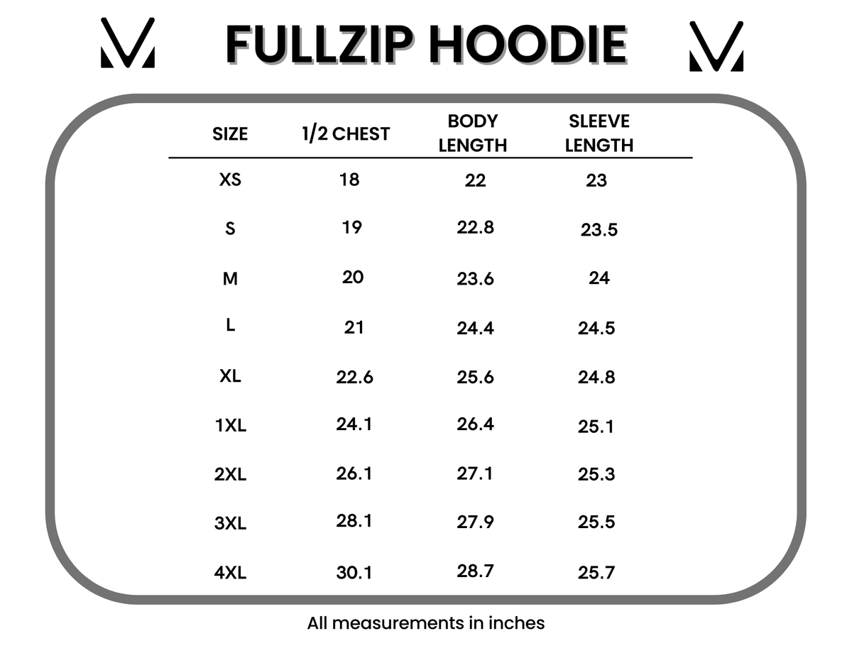 IN STOCK Fullzip Hoodie - Autumn Watercolor