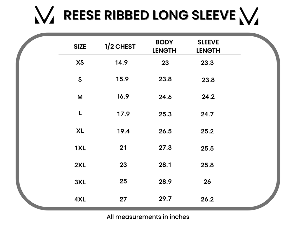 IN STOCK Reese Ribbed Long Sleeve Top - Black