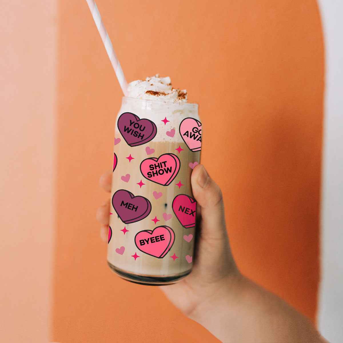 Funny Candy Hearts 20oz