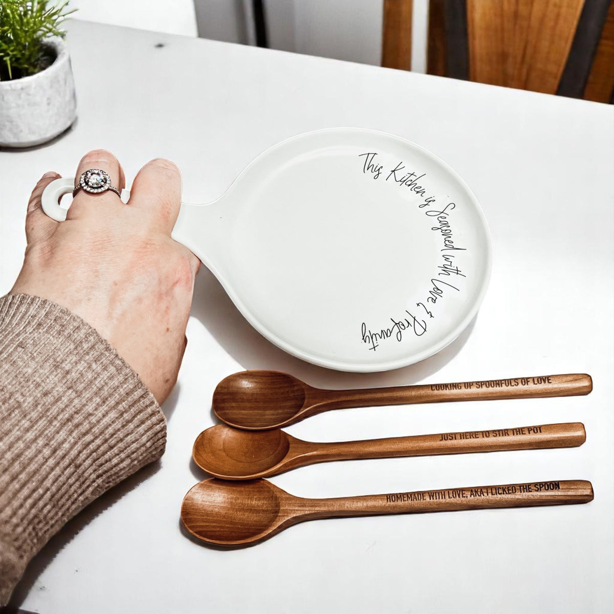 Mother's Day kitchen gift
Wedding shower kitchen
Housewarming present set
Bridal registry kitchen