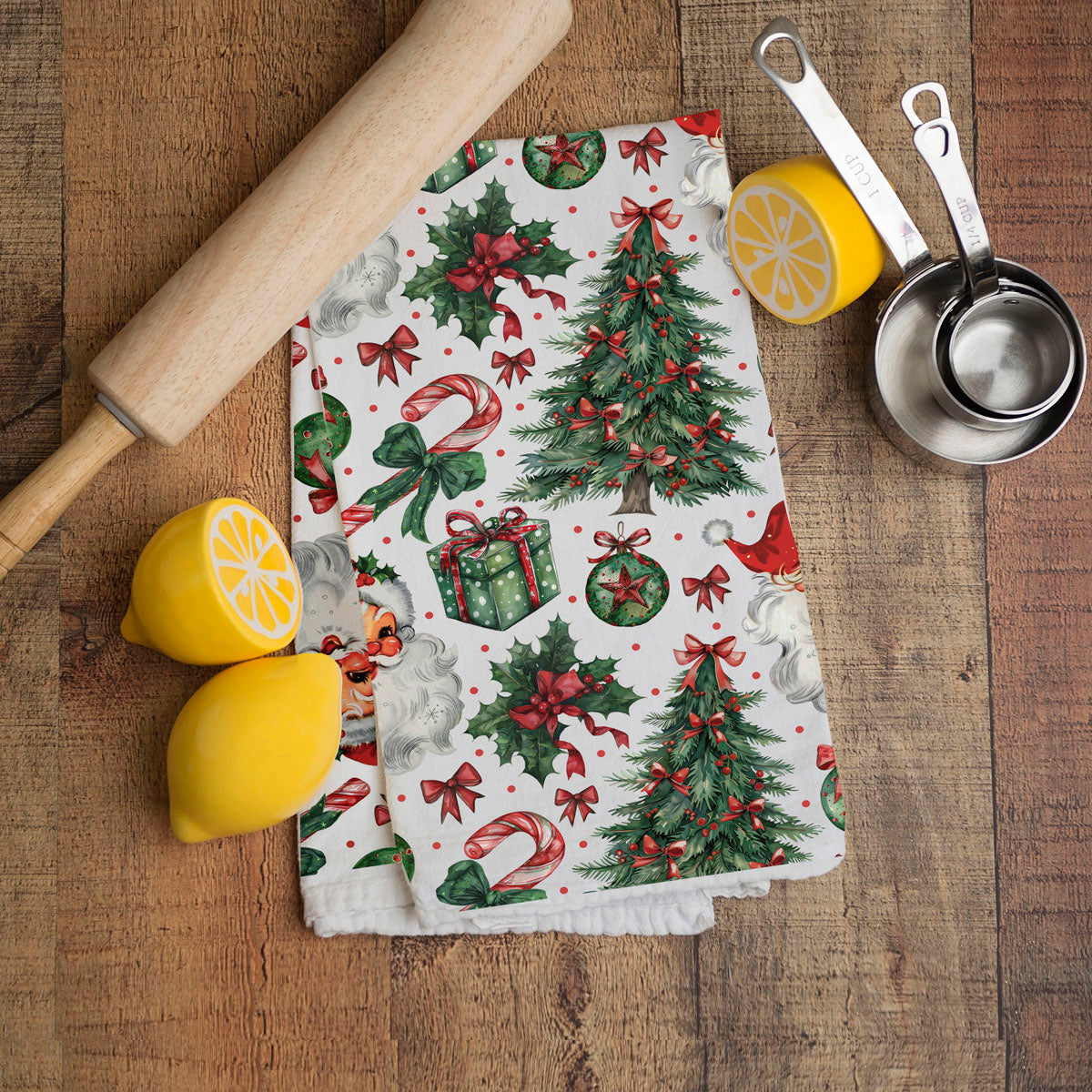 Vintage Santa Towels