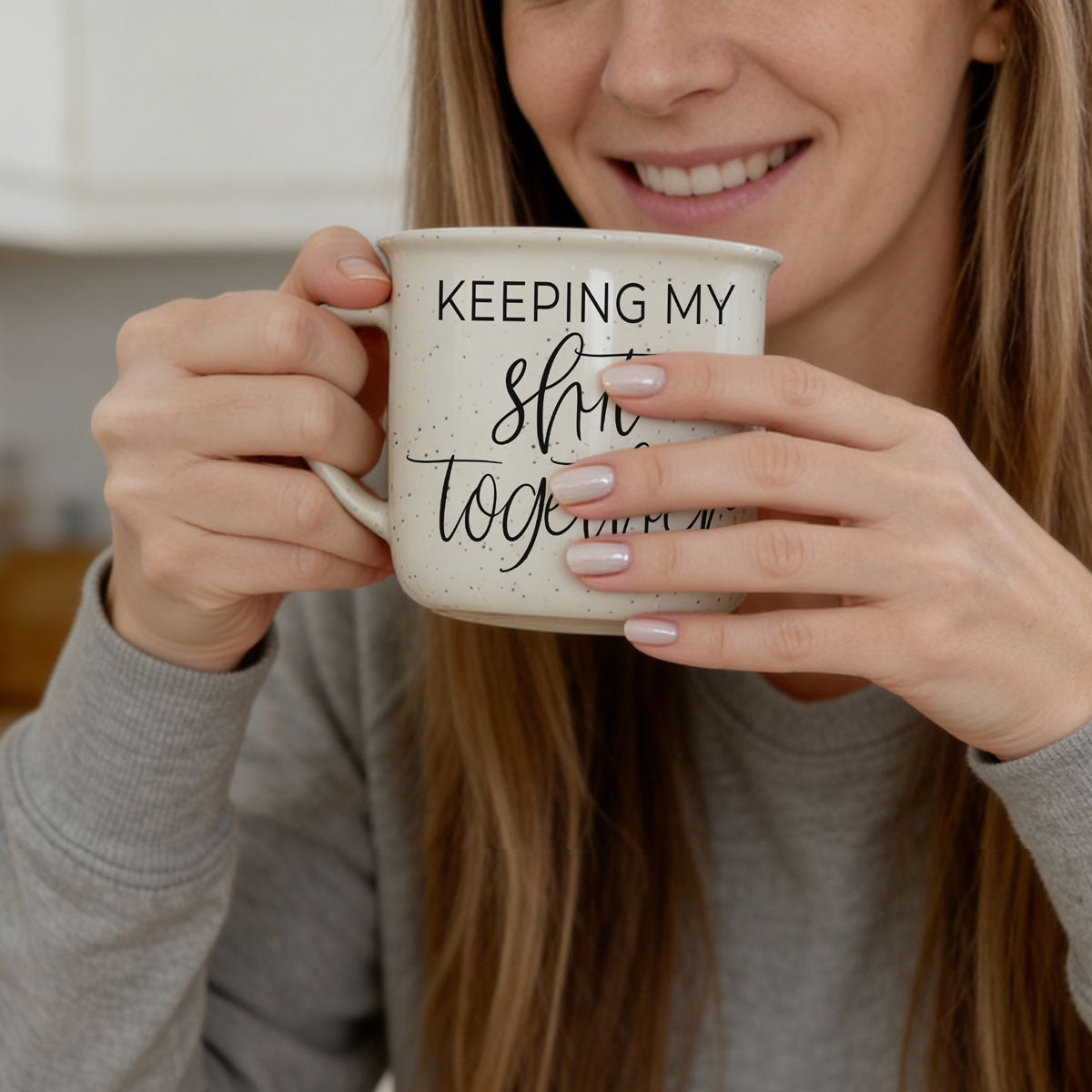 Encouragement mug for office desk
Sarcastic coffee mug for bad days
Best funny mug for employees
Sassy gift for boss or supervisor
Keeping my shit together funny mug
Gift for therapist or counselor mug
Coffee mug for anxiety relief