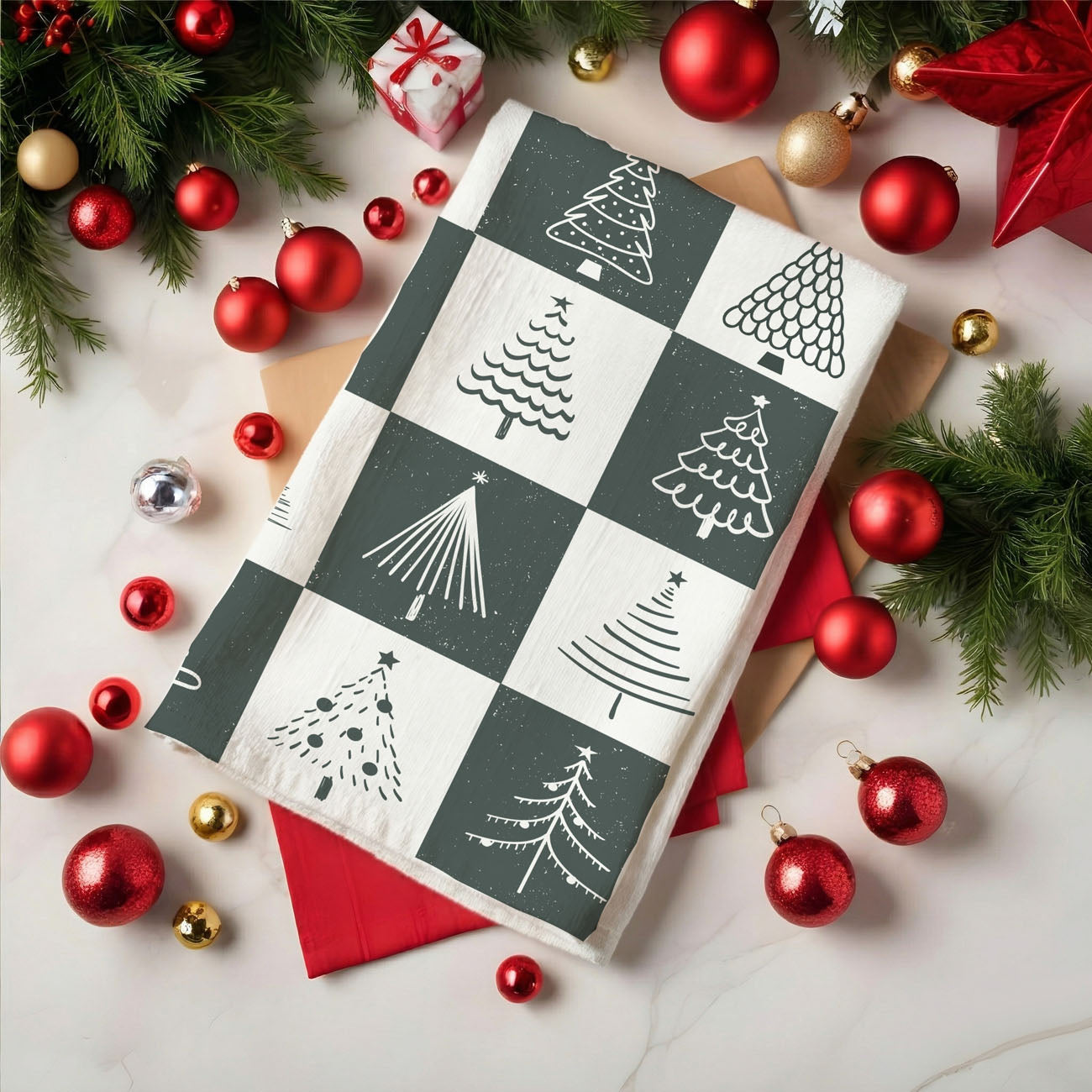 clean aesthetic christmas towel for neutral kitchen decor theme
simple modern christmas kitchen towel for minimalist homes
neutral toned holiday dish towel for cozy farmhouse kitchen
minimal christmas decor kitchen towel soft neutral palette