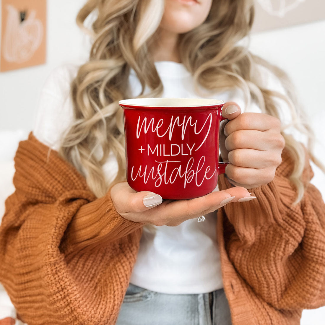 Christmas mug for merry but unstable people
Merry and mildly unstable Christmas coffee mug
Merry + Mildly Unstable mug for someone who is festive but frazzled
Funny mug for the mildly unstable friend
Christmas mug for holiday chaos humor
Merry + Mildly Unstable mug for holiday troublemakers
Funny Christmas mug for festive troublemakers
Merry + Mildly Unstable mug for merry mischief
Christmas mug for mischievous holiday vibes