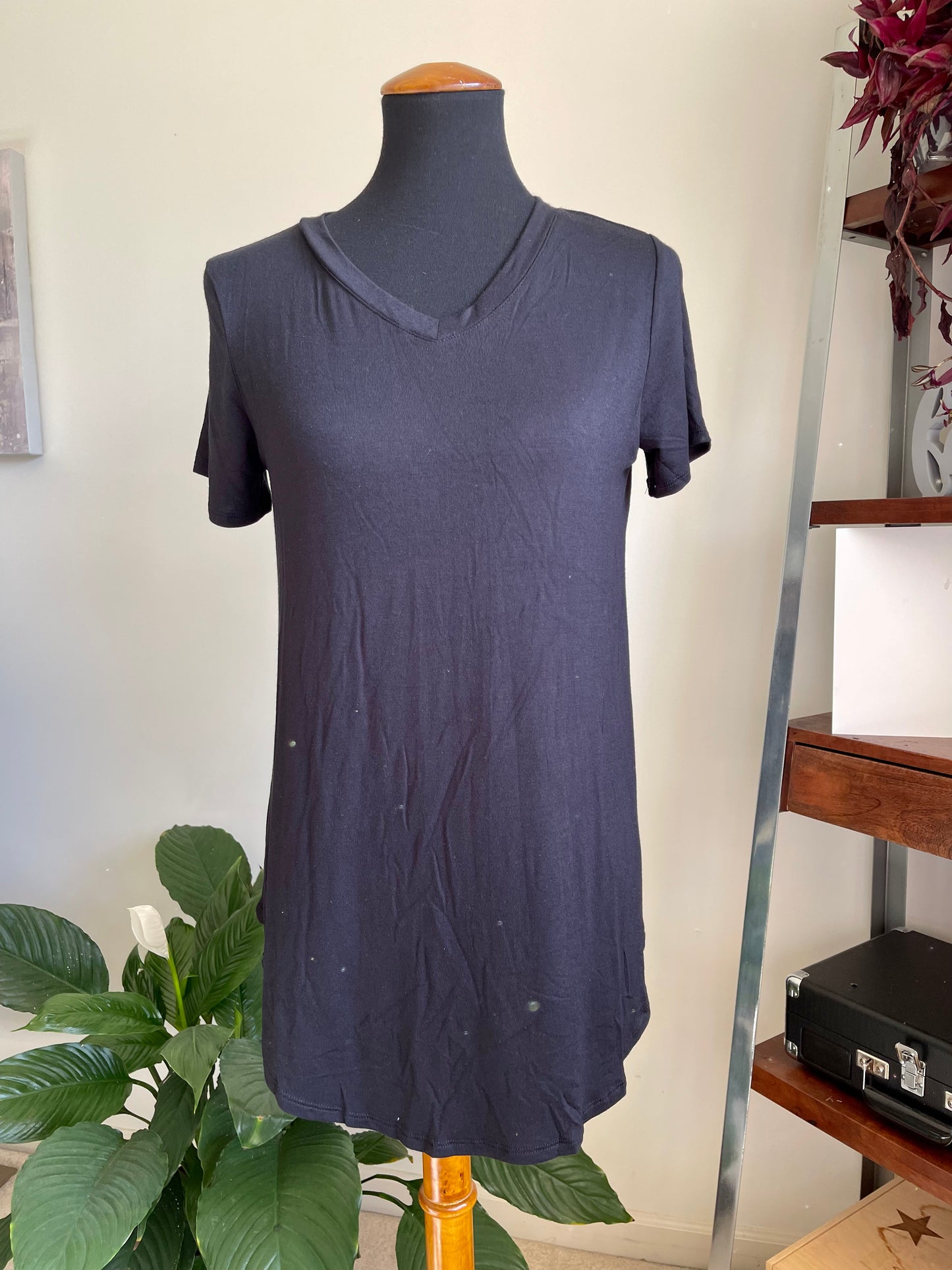 Shop Basic USA Classic V Neck Tee