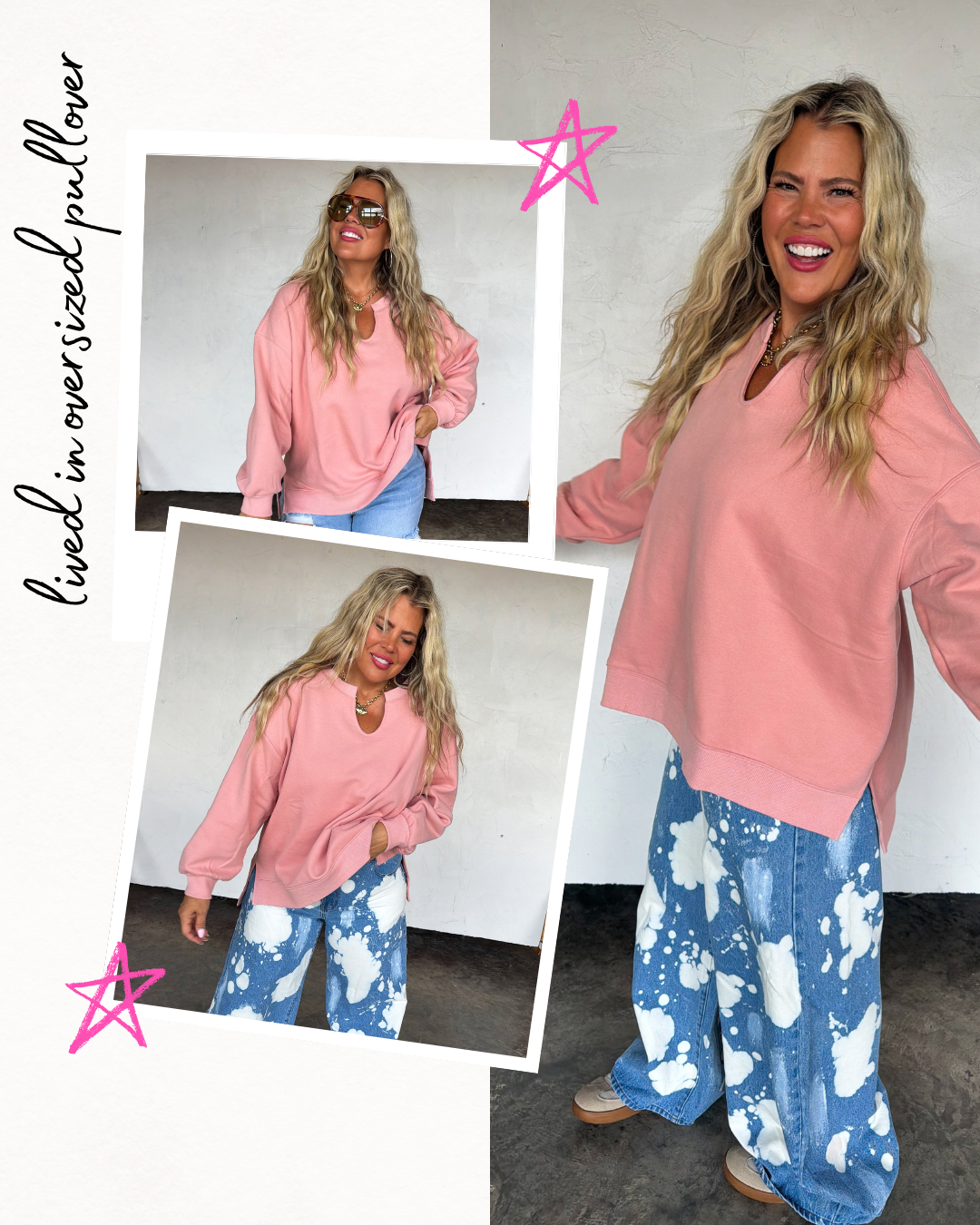 PREORDER- LIVED IN OVERSIZED PULLOVER