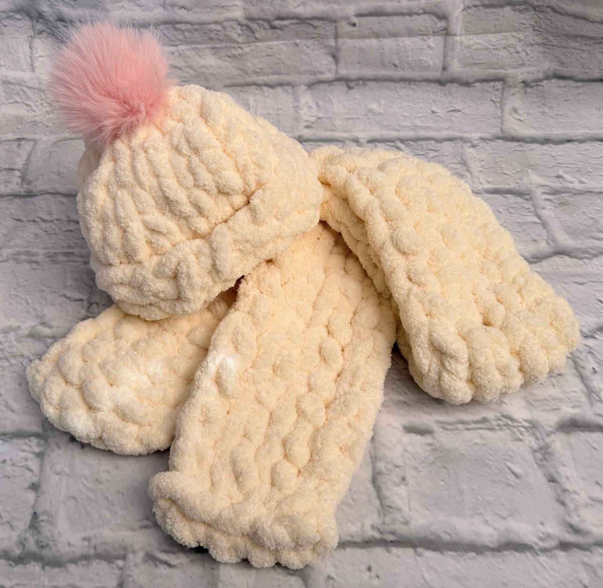 Chunky Knit Hat & Scarf Set