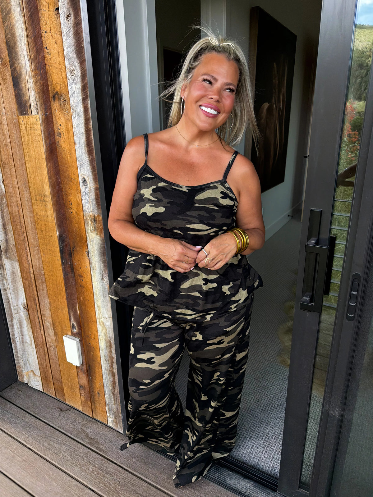 PREORDER- CAMO DELILAH PANT SETS