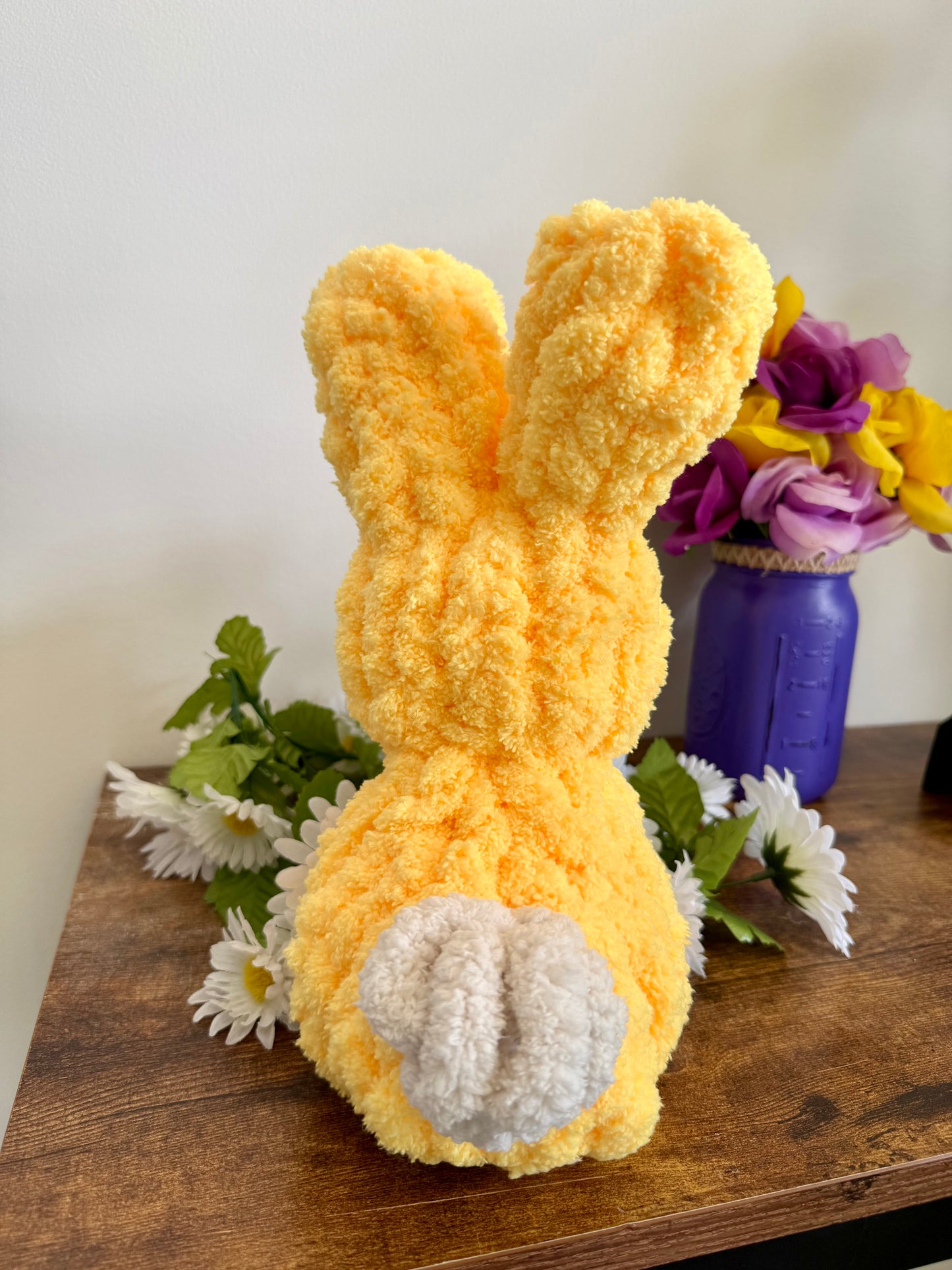 🐰 13” Hand Knit Spring Bunny