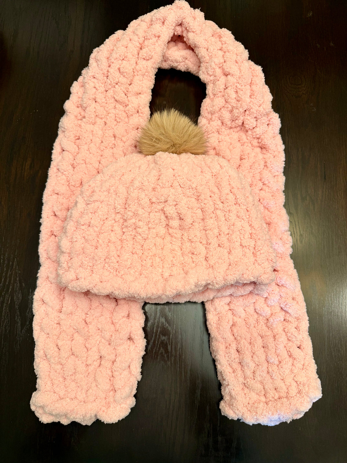 Chunky Knit Hat & Scarf Set