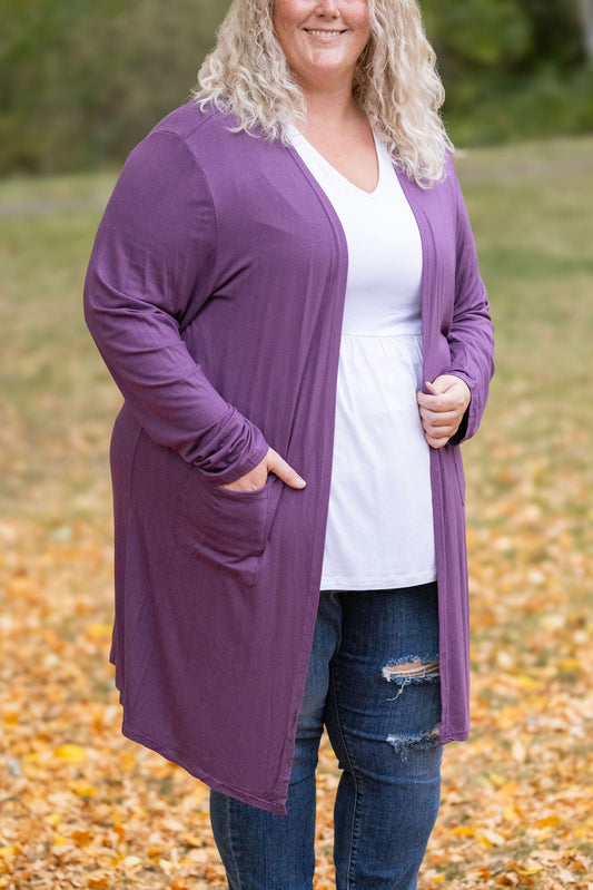 IN STOCK Classic Cardigan - Purple