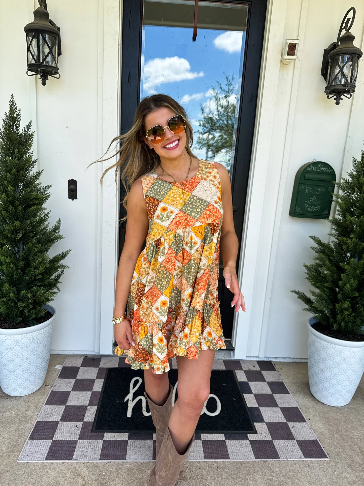 PREORDER- HARVEST & GINGHAM DRESS