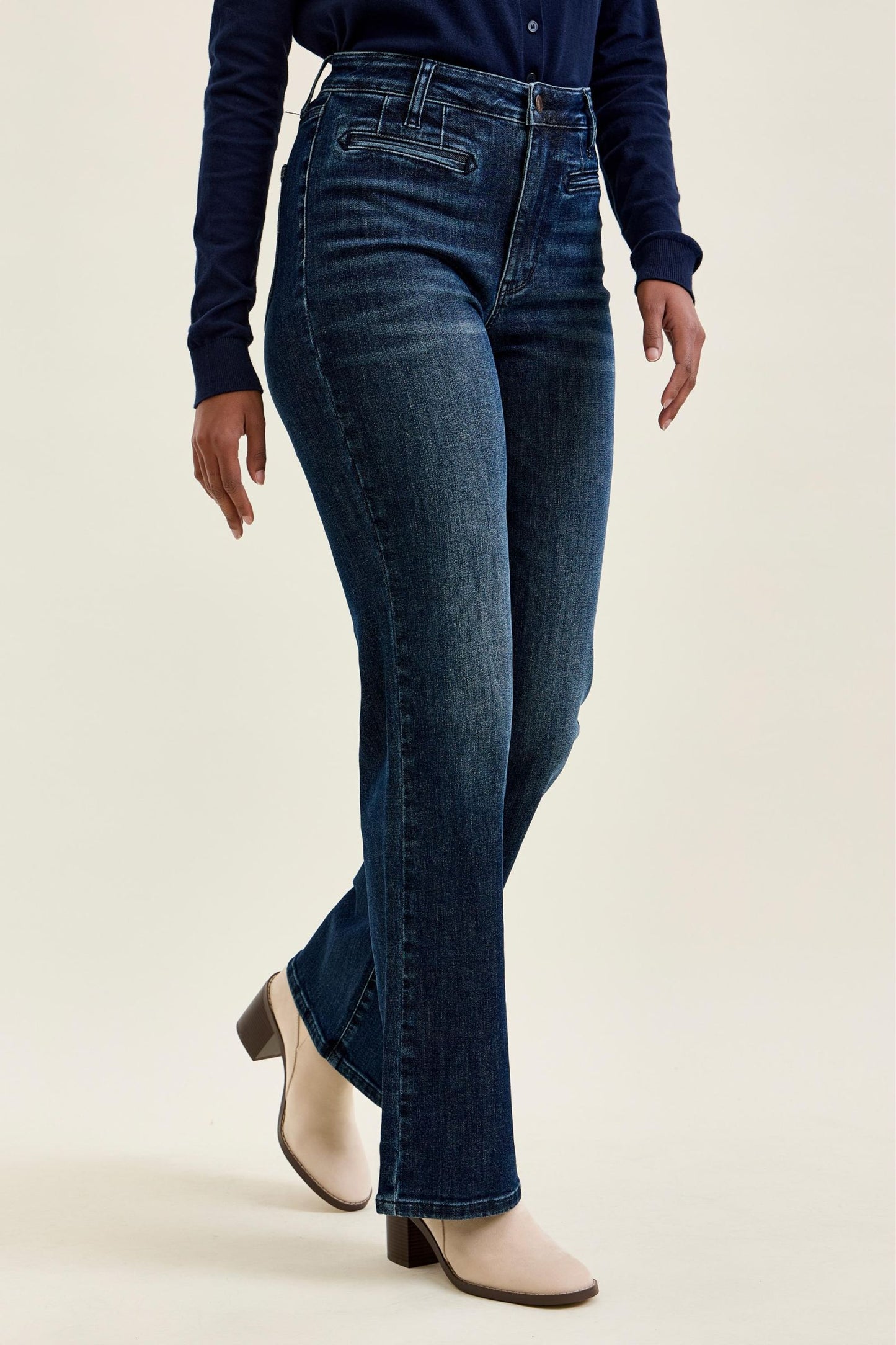 Judy Blue “Alex” Boyfriend Bootcut Jeans