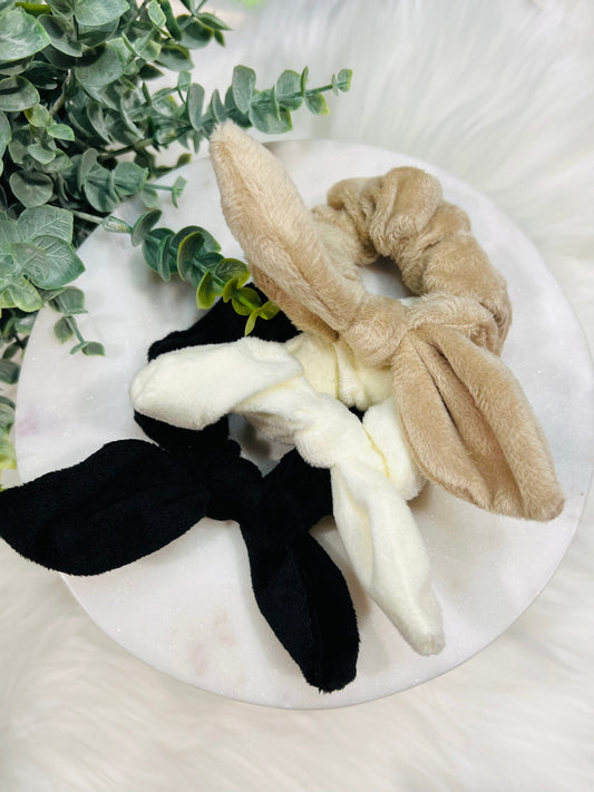 RTS- Bunny Ear Scrunchies (3 Pack)