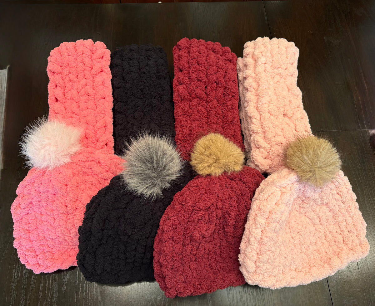 Chunky Knit Hat & Scarf Set