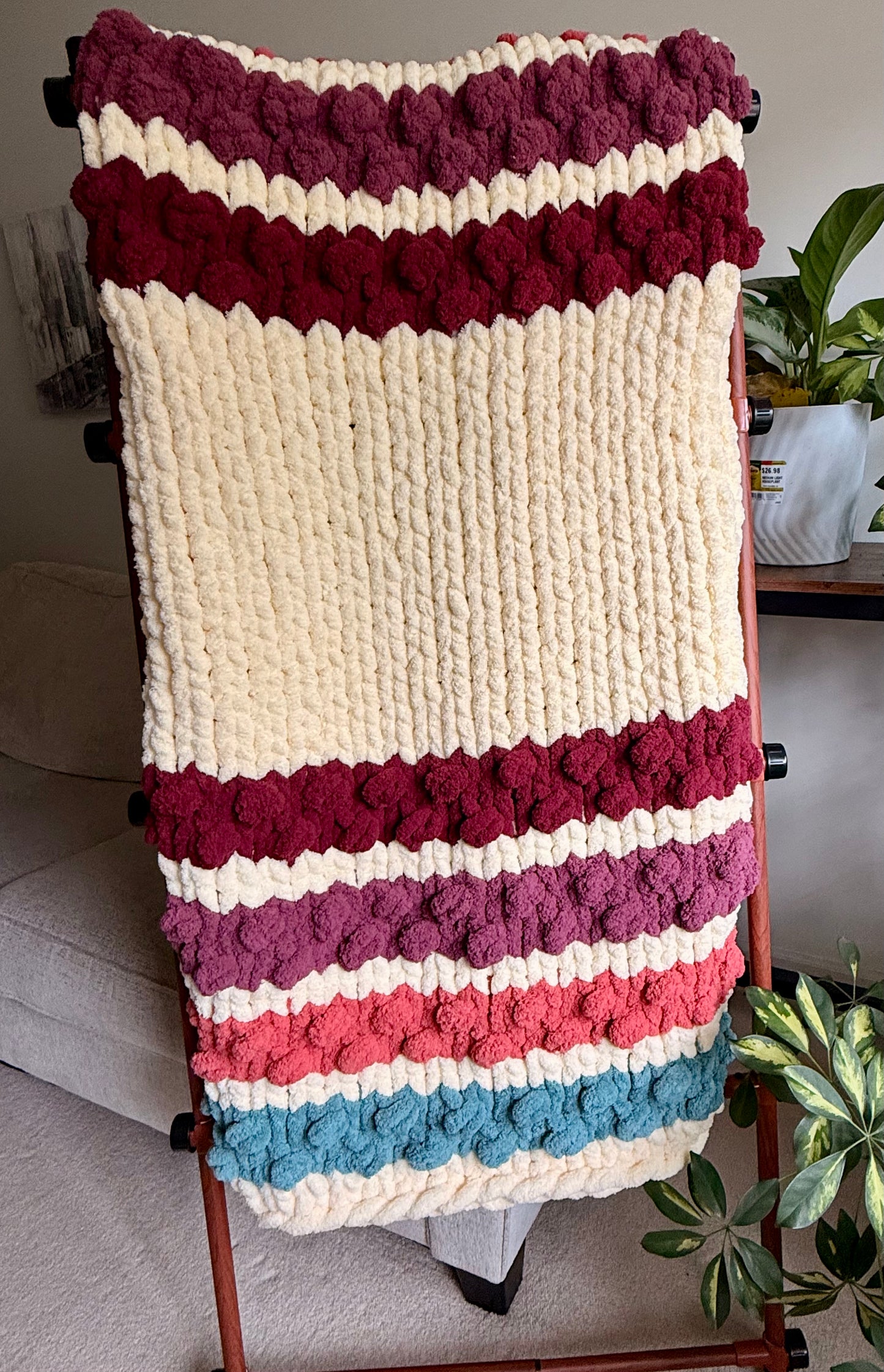 Autumn Grove Chunky Knit Throw Blanket
