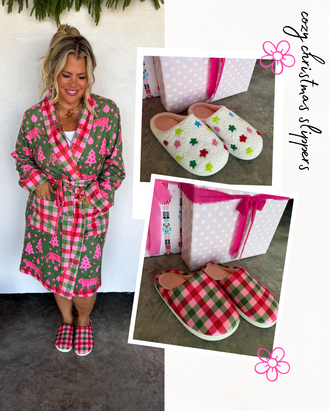 PREORDER- COZY CHRISTMAS SLIPPERS