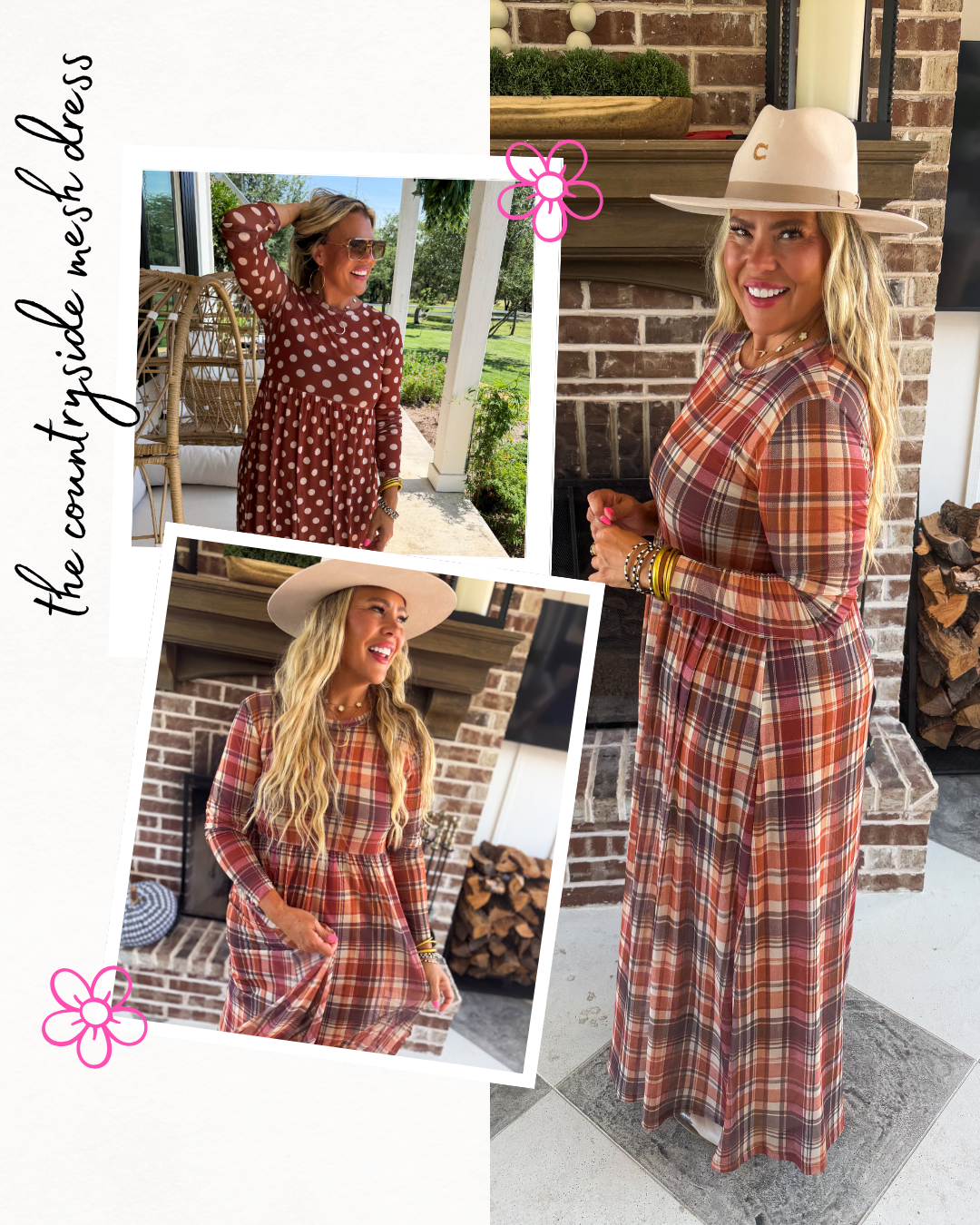 PREORDER- THE COUNTRYSIDE MESH DRESS