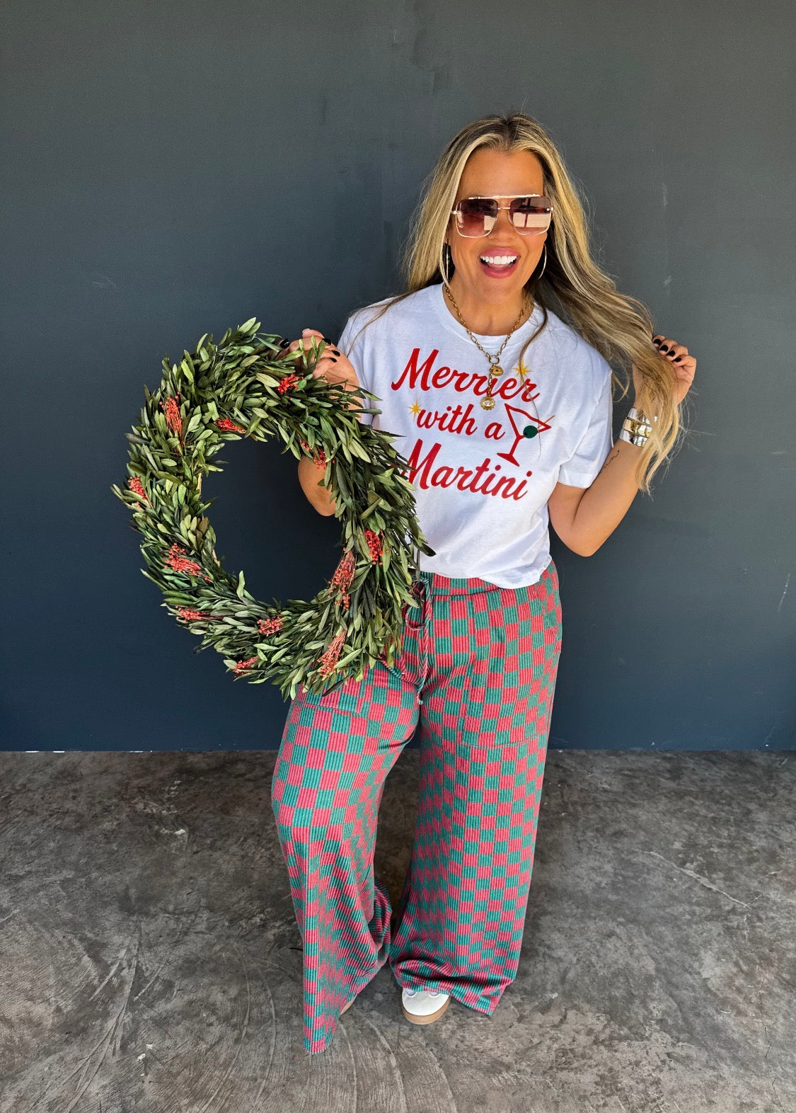 Merrier with a Martini Graphic Tee