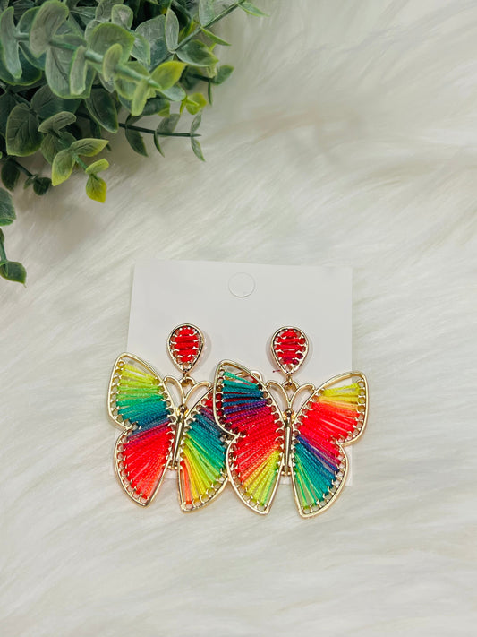 *RTS* Spring Butterfly Drop Studs