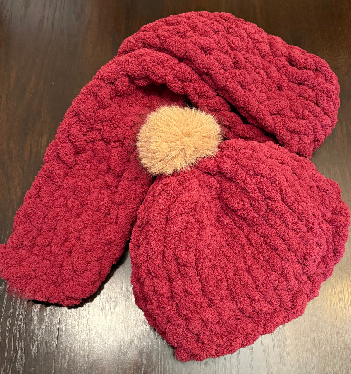 Chunky Knit Hat & Scarf Set