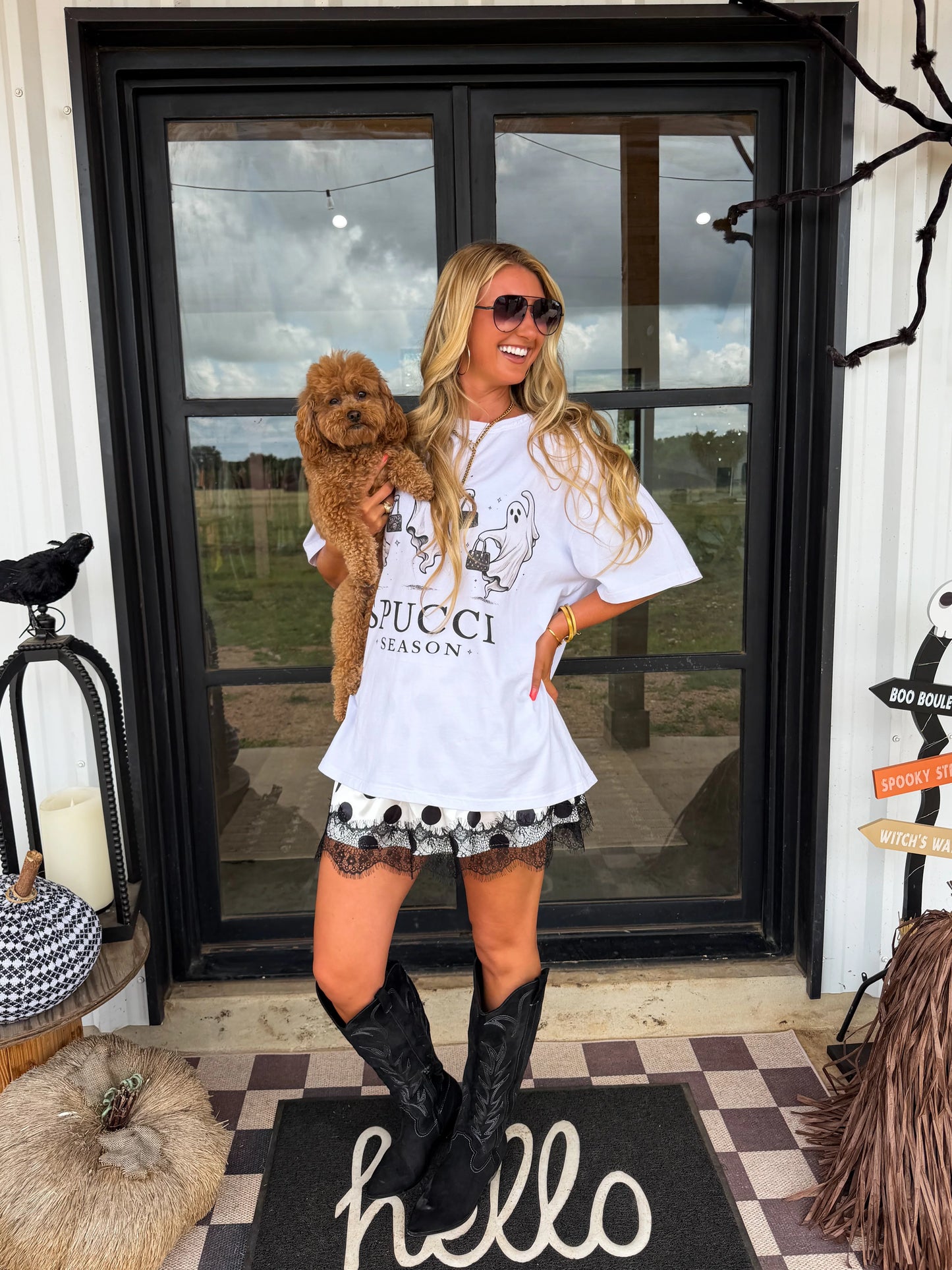 PREORDER- COSMIC CHARM LACE SKIRT