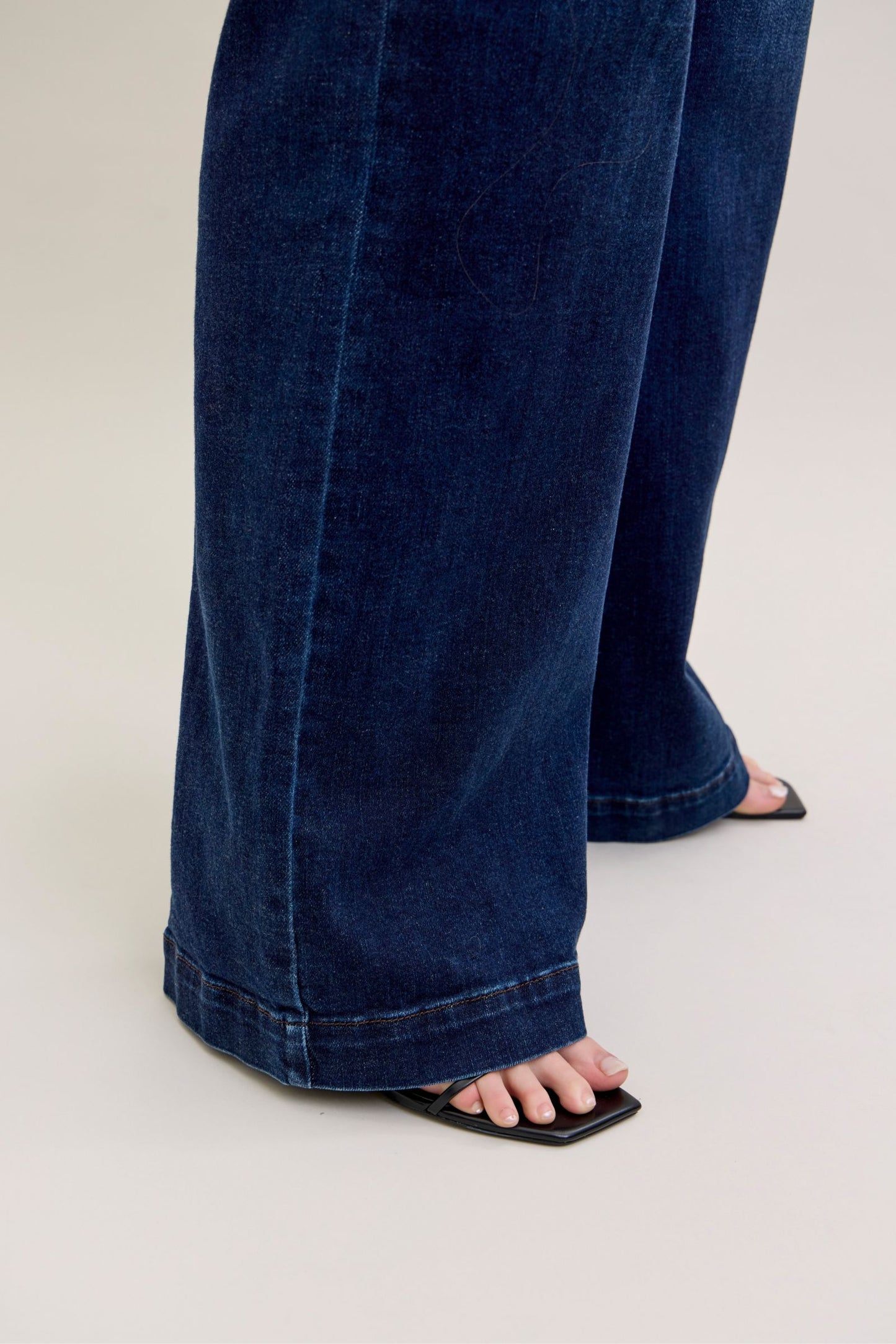 Judy Blue High Waist Trouser Wide Leg Jeans