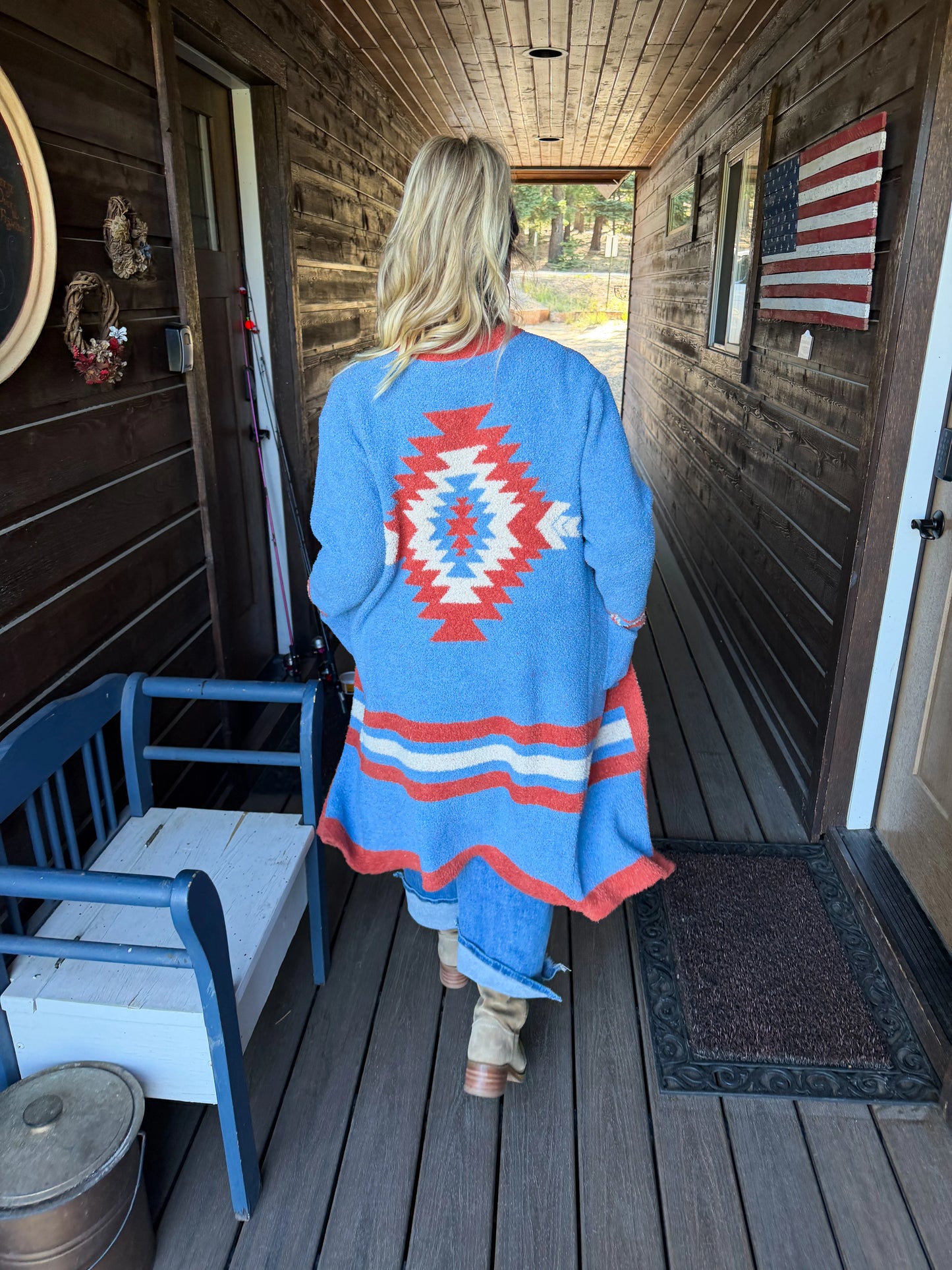PREORDER- WESTERN CLOUD CARDIGAN