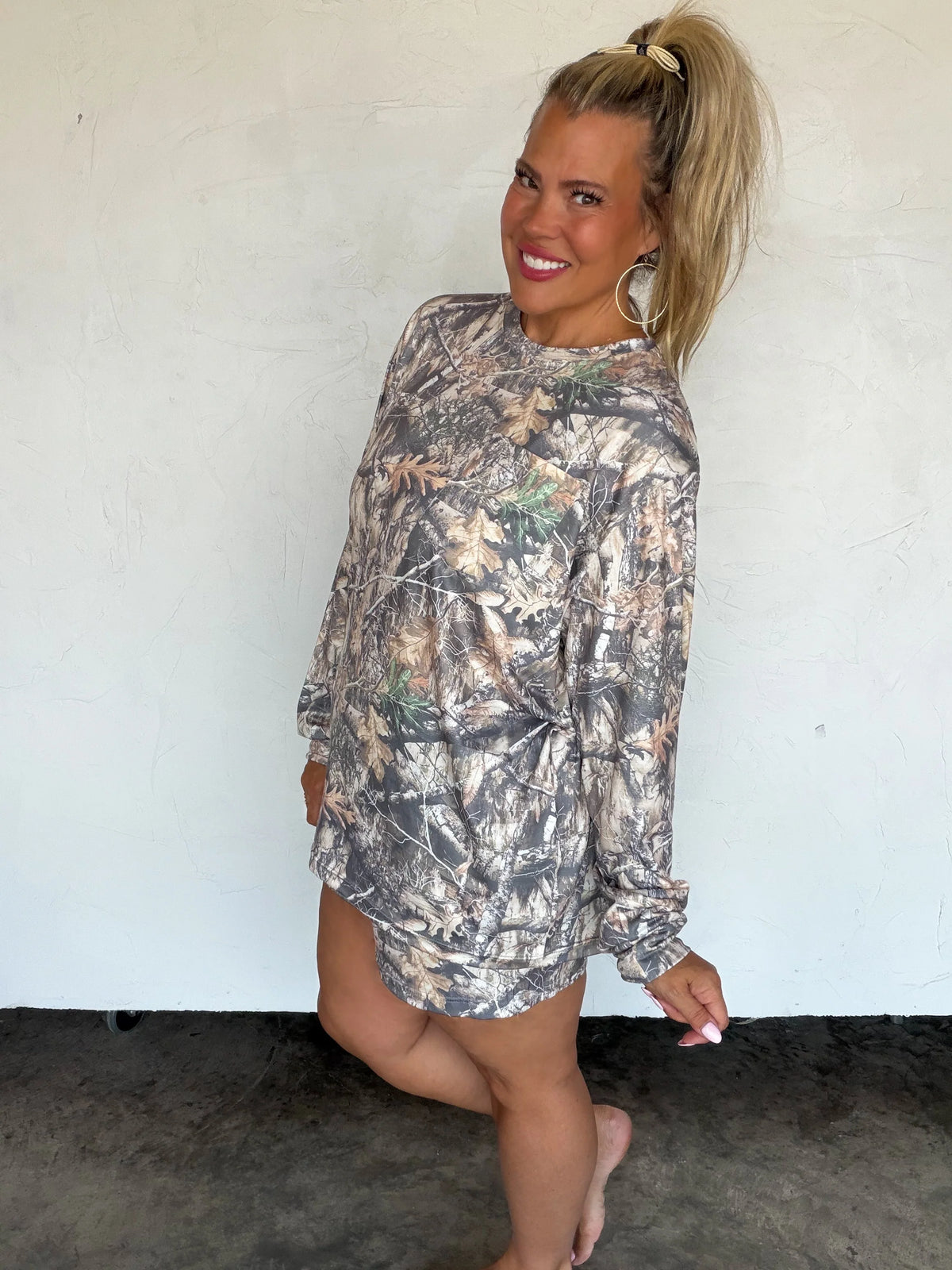 PREORDER- COZY IN CAMO LOUNGE SET