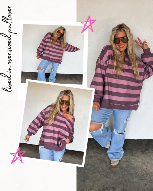 PREORDER- LIVED IN OVERSIZED PULLOVER