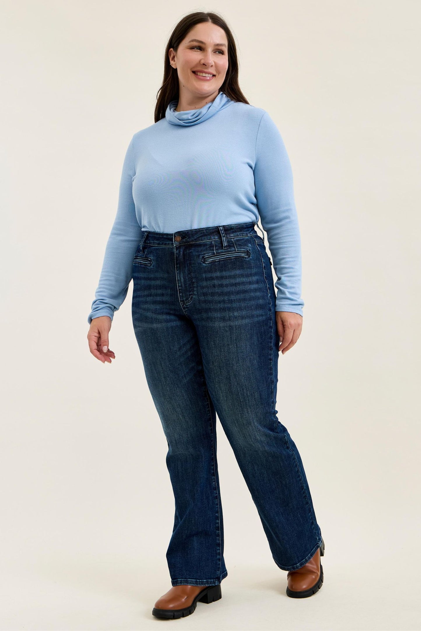 Judy Blue “Alex” Boyfriend Bootcut Jeans