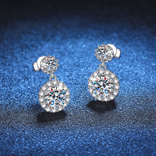 Preorder: Moissanite Drop Studs