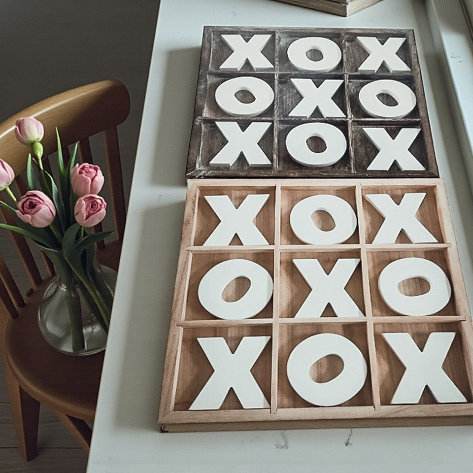 Rustic Tic Tac Toe