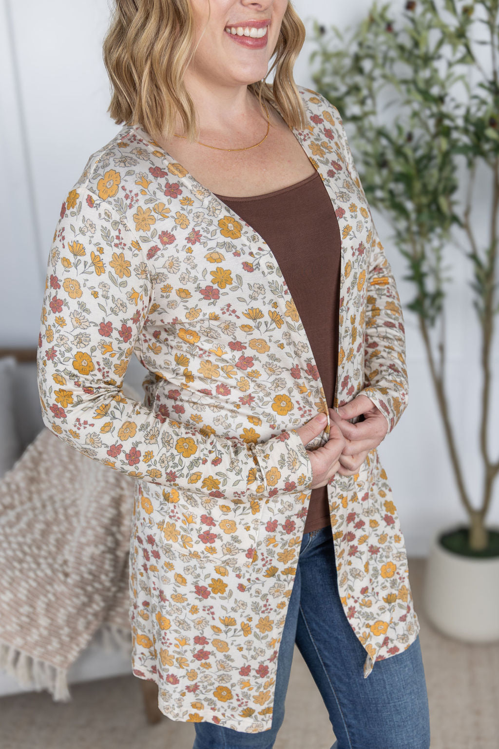 IN STOCK Classic Cardigan - Fall Vintage Floral