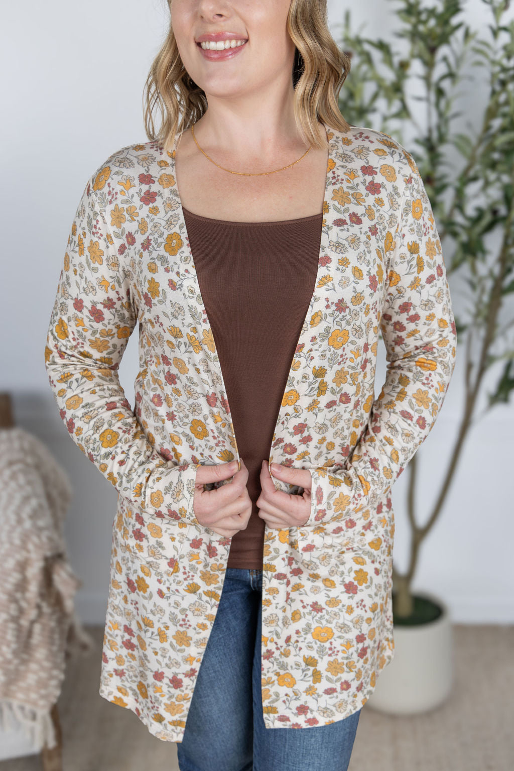 IN STOCK Classic Cardigan - Fall Vintage Floral