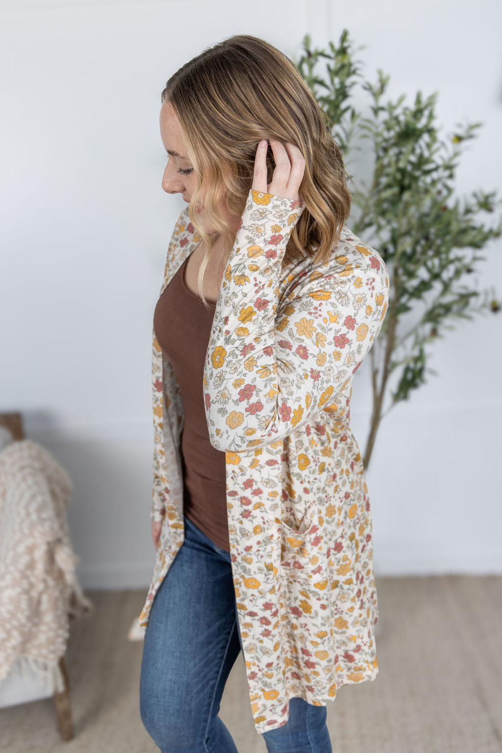 IN STOCK Classic Cardigan - Fall Vintage Floral