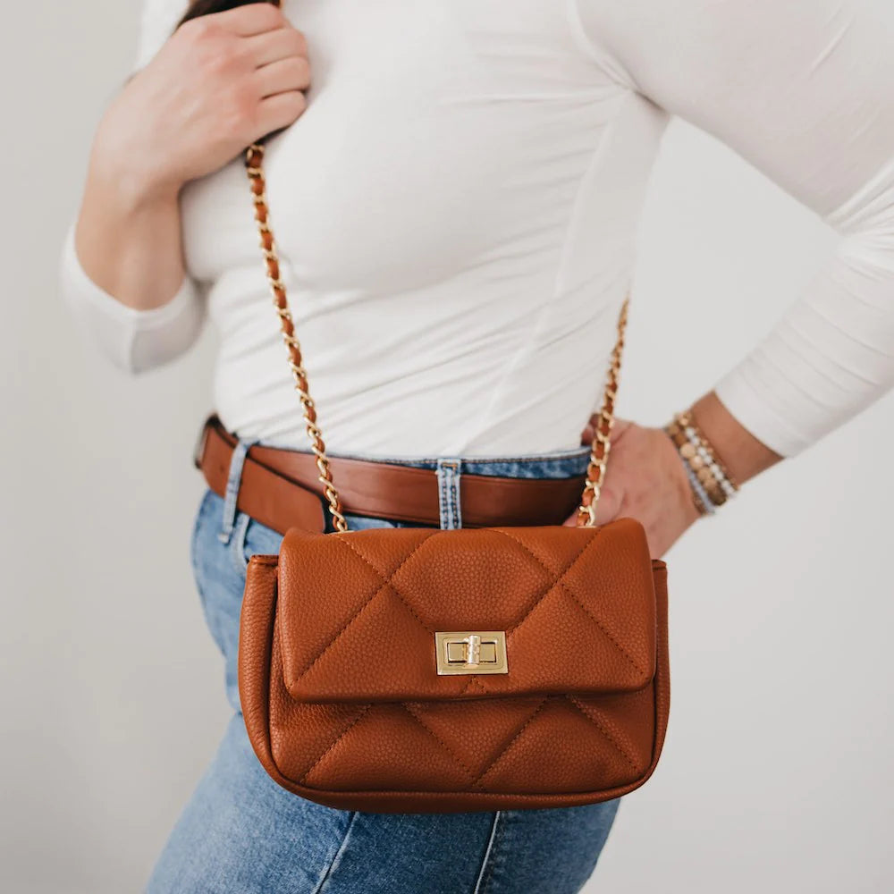 Pretty Simple Queenie Quilted Crossbody Bag
