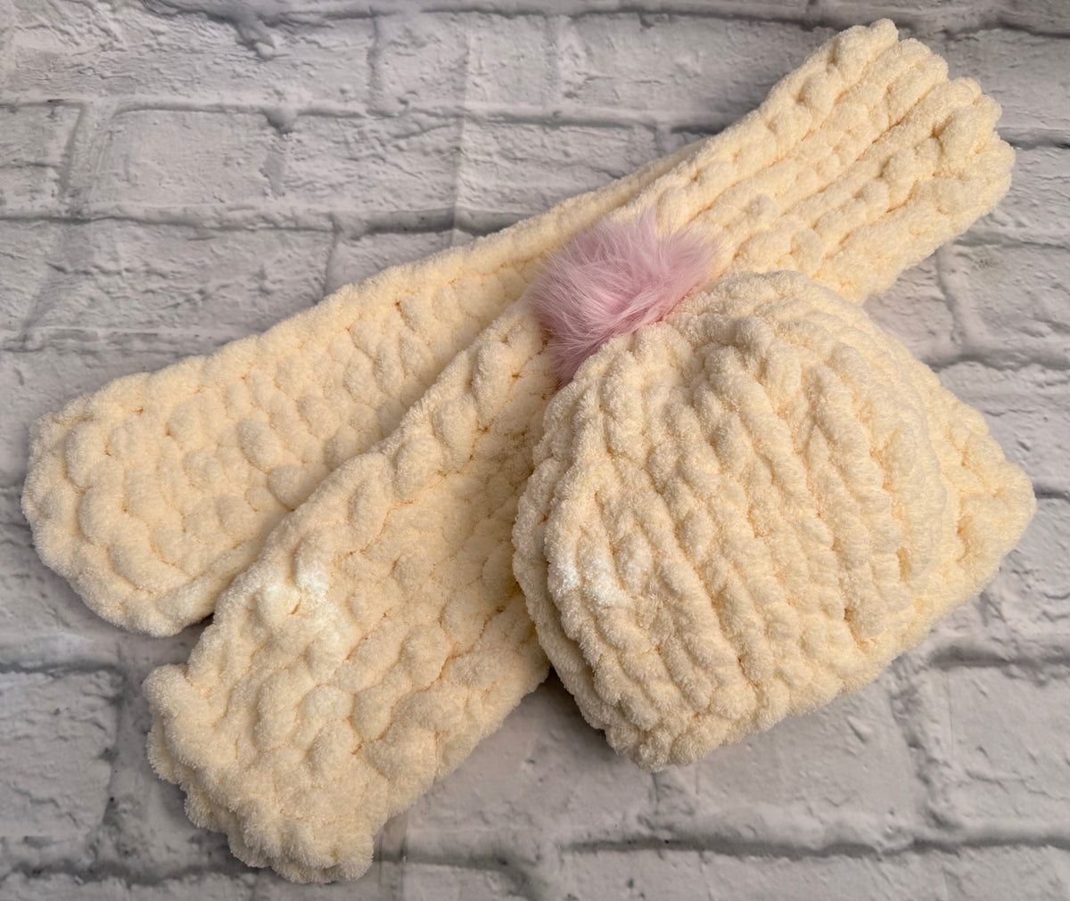 Chunky Knit Hat & Scarf Set