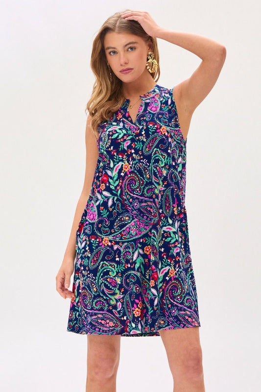 Preorder - Whimsical Paisley Lizzy Tank Dress
