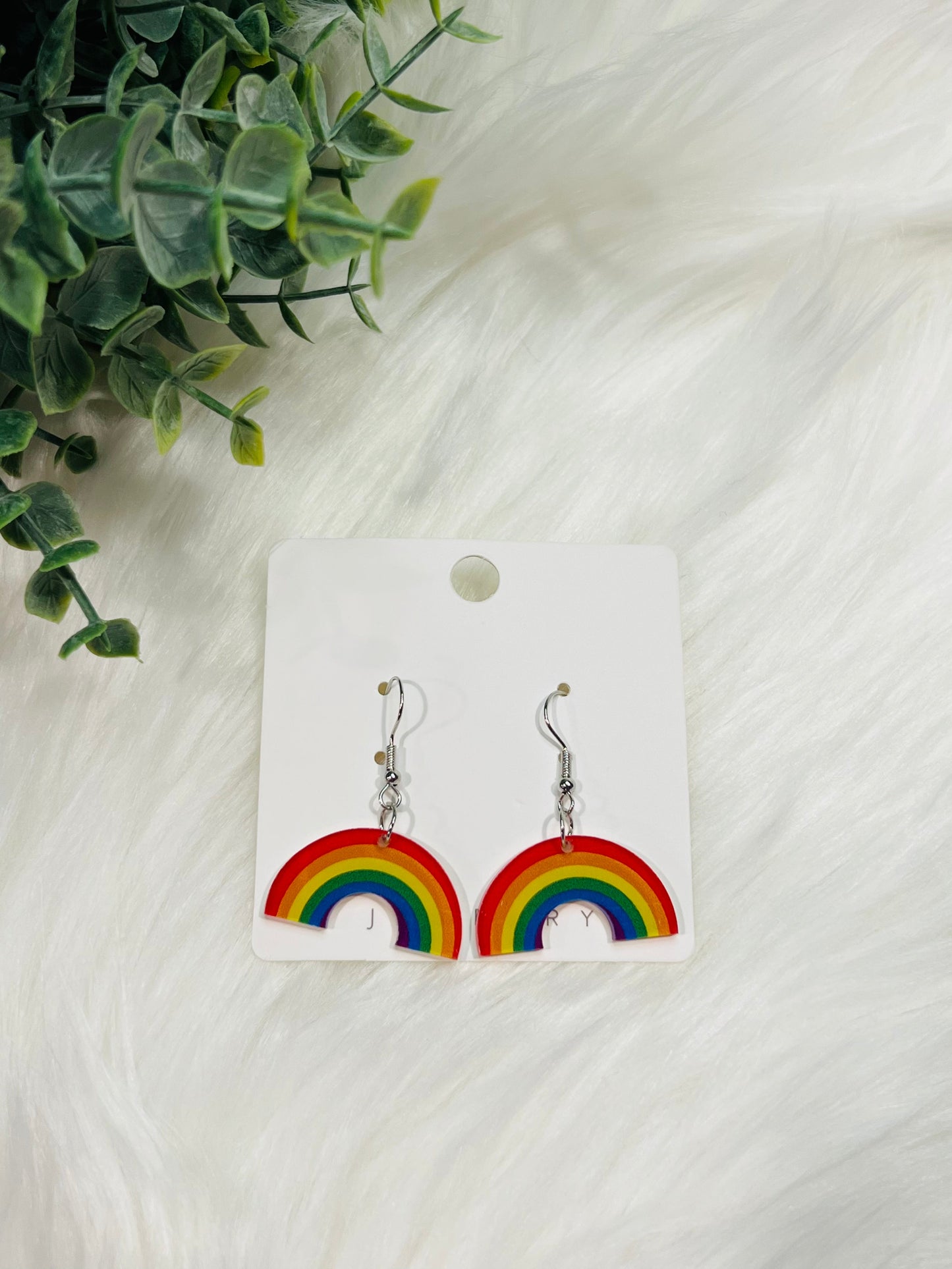 *RTS Acrylic Rainbow Dangles*