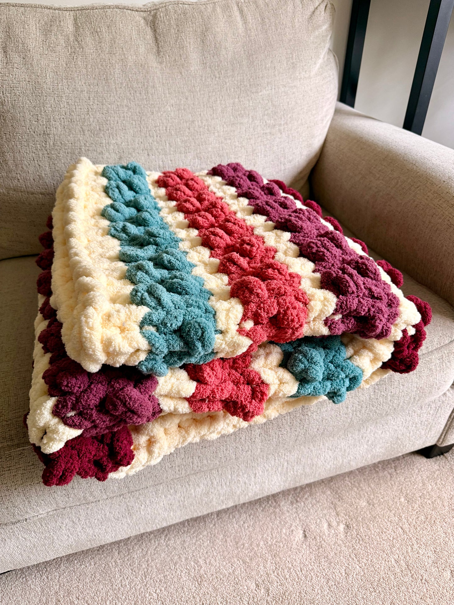 Autumn Grove Chunky Knit Throw Blanket