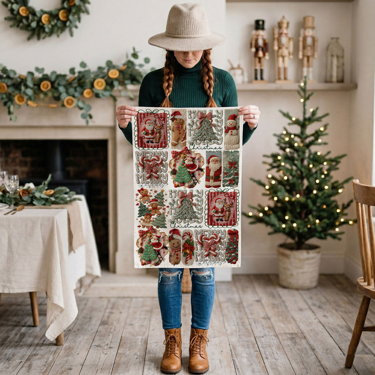 christmas gift for bakers and home cooks towel
holiday gift for cozy home lovers kitchen towel
cute but practical christmas gift kitchen towel
giftable home decor christmas kitchen towel
thoughtful christmas gift cozy kitchen accessory