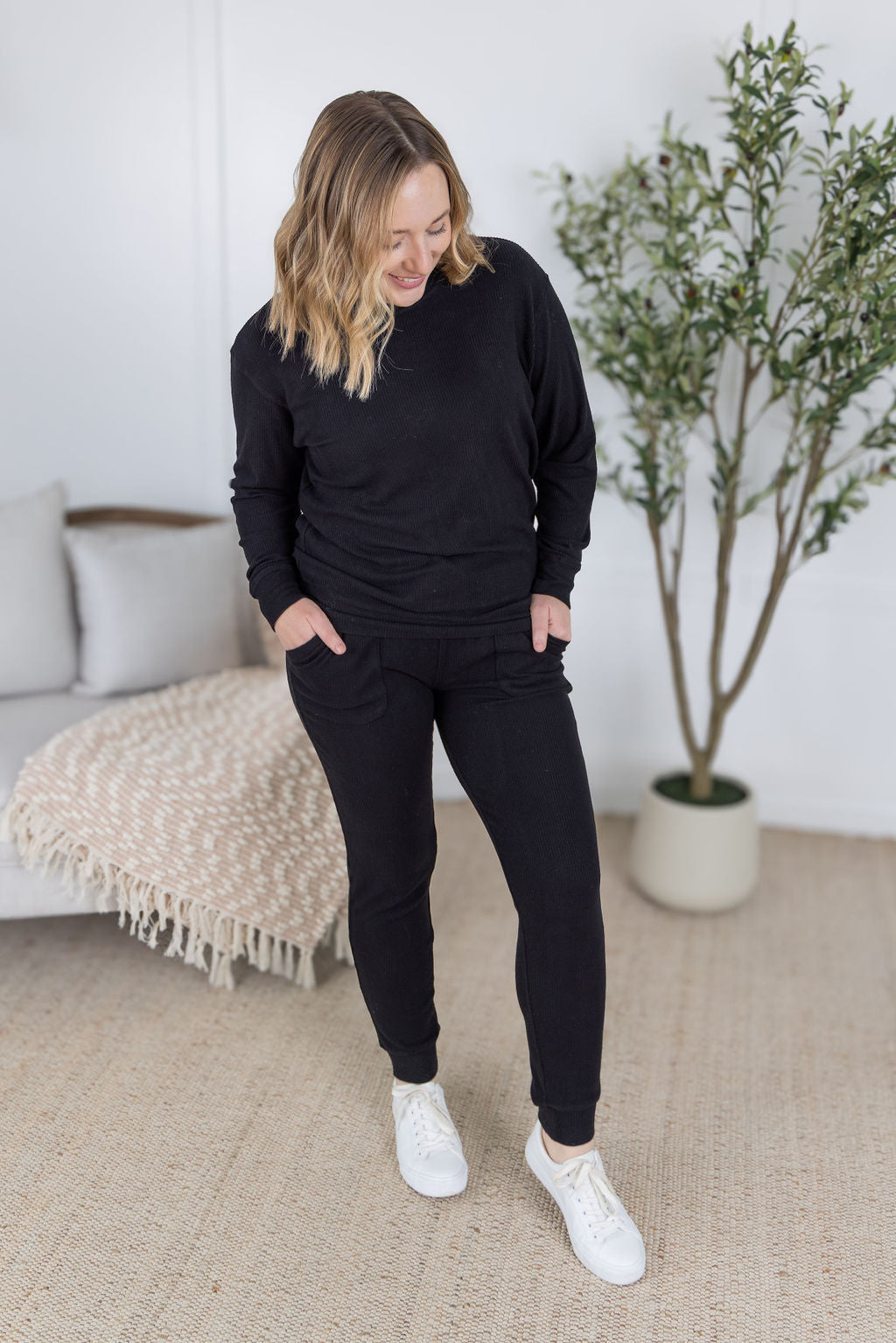 IN STOCK Corrine Joggers - Black